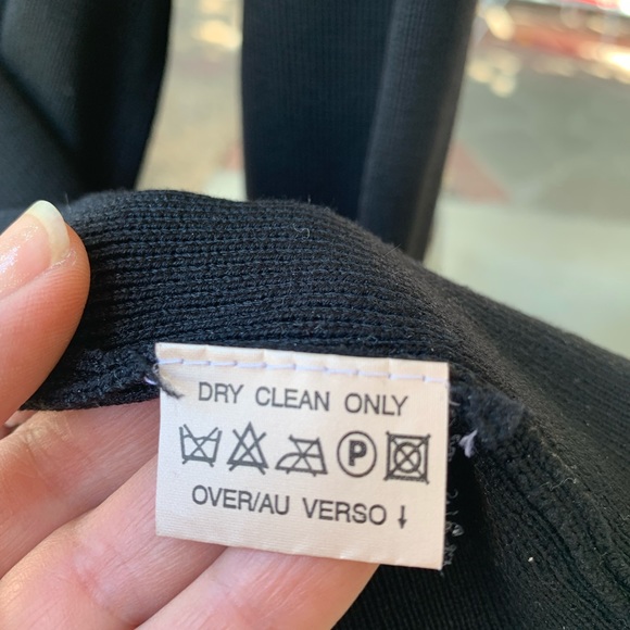 Vintage Liz Claiborne Collection black one button cardigan size S-M - Picture 4 of 12